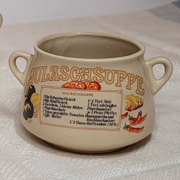 Vintage Gulaschuppe German Volksmarch Soup Recipe Mug - 1990 Aglasterhausen #1 - Picture 1 of 4